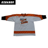 Design Custom Logo Embroidery Kids Hockey Jerseys (H005)