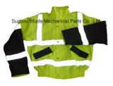 Uja001polyester Oxford PVC/PU Non-Breathable/PU Breathable Coat Reflective Cloth Parka Raincoat Worksuit Jacket