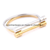 stainless Steel Bow Shape Bracelet with Screw Bar