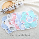 Baby Eating and Drinking Elinfant 100% Cotton 360degrees Waterproof Cute Baby Bibs