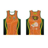 New Design Sports Singlets Running Shirt with Dry Fit