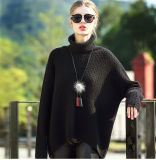 Women's Cashmere Sweater with Turtle Neck (13brdw124-2)