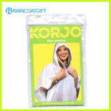 Waterproof Pocket PE Rain Poncho Rpe-085