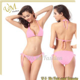 Wholesale Products Pink Sweet Sexy Swimsuits Lady Bikini
