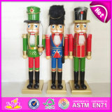 2015 New Style Wooden Baby Nutcracker Doll, Mini Cheap Chritmas Baby Doll Toy, Promotional Colorful Wooden Baby Doll Toy W02A060