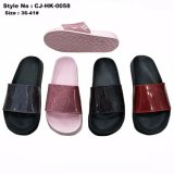 Shiny Spark PVC Upper Unisex Women Summer Slide Sandal Slippers