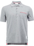 Men's Light Grey Cotton Classic Polo Shirt