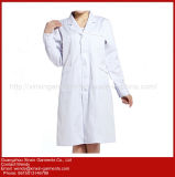 Wholesale Design Cotton Medical Wear White Lab Coat (H98)