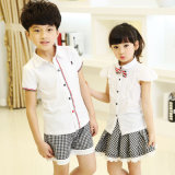 Unisex Baby Hot Sale Checker School Uniform Dress