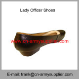 Wholesale Cheap China Army Leather Military Police Lady Officer Shoes