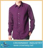 Cotton Long Sleeve Polyester Shirts for Men (CW-LS-27)