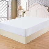 White Jacquard Air Layer Waterproof Fitted Sheet