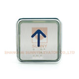Transparent Plastic Characters with Braille for Elevator Call Button (SN-PB210)