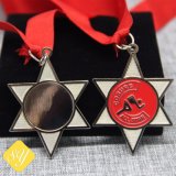 High Quality Custom Ribbon Marathon Medal
