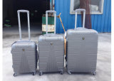Colorful 3 Piece ABS Trolley Luggage Set 4 Wheel Iron Trolley with One Zipper