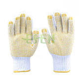 Cheap Cotton Knitting Gloves PVC Dots Manufacture in China