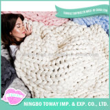 Soft Hand Knitting Wool Crochet Acrylic China Blanket