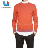 Men's Morange O-Neck Sweater with Long Sleeve