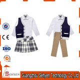 British Style Cardigan Sweater Primary School Uniform Designs