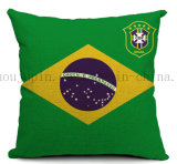 Custom National Flag Basketball Soccer Club Bolster Pillow Cushion for Promotion