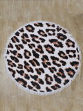 Leopard Spot Printed Microfiber Ultra Soft Beach Towel