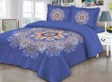 Printed Quilting Microfiber Comforter Quilts Bedding Set