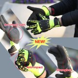 Nmsafety Rubber on Back Impact Resistant Mechanic Safety Work Glove