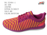 Flyknit Shoes Lady Comfortable Sport Stock Shoes