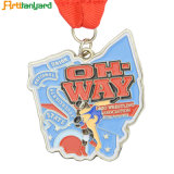 Customized Top Quality Sport Medal by Gold Plating