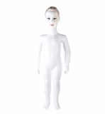 Bright White Kids Mannequin with Makeup (100CM)