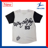 Healong Fresh Design Apparel Gear Sublimation Printing Men's Baseball Shirts