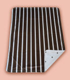 Baby Printed Polyester Mink Blanket Stripe with DOT Pritning (HR01BB026)