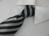 Fashionable Stripe Design Men's High Quality Woven Silk Neckties