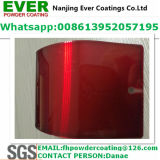 Decrative Transparent Clear Red Color Topcoat Electrostatic Spray Powder Coating