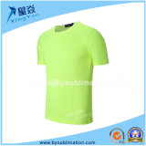 Fluorescent Green Quick Dry T-Shirt with Round Neck