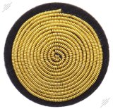 Hand Embroidery Patch for Brooch with India Metallic Thread