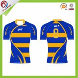Wholesale Cheap Custom Good Quality blue China Factory Design Rugby Uniform Suit