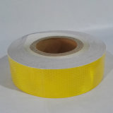 Yellow Color Honeycomb Prismatic PVC Adhesive Refelctive Tape for Vehicle