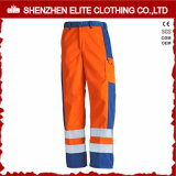 Women's Fire Resistant Work Pants Orange Cargo Pocket