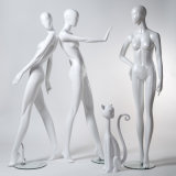Fashionable FRP Female Mannequin in Pearl White