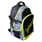 Zebra Polyester Sports Backpack with Mesh Side Pocket