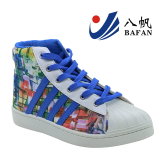 Classic Skate Shoes with Colorful Upper Design Bf161059
