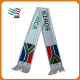 OEM Knitted Polyester Jacquare Football Fans Scarf (HY-AF 4589)