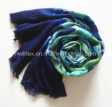 Best Selling Factory Direct Supply Viscose Printed Lady Scarf (HWBVS70)