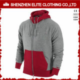 Latest Sweater Designs for Men Women Wholesale Hoodies Red and Grey (ELTHI-40)