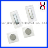 Rectangle PVC Magnetic Buttons F18*8*1.5mm for Diving Suit