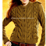 Custom High Quality Winter Wool Hand Knit Sweater Cardigan