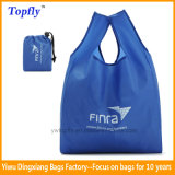 Polyester Reusable Promotional Gifts Custom Printed Foldable Grocery Shopping Bag