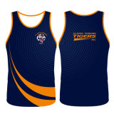 100% Polyester Dry Fit Stringer Gym Tank Top with Sublimation Printing