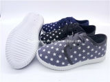 New Arrival Children Casual Sport Shoes Canvas Injection Shoes (FZL1012-3)